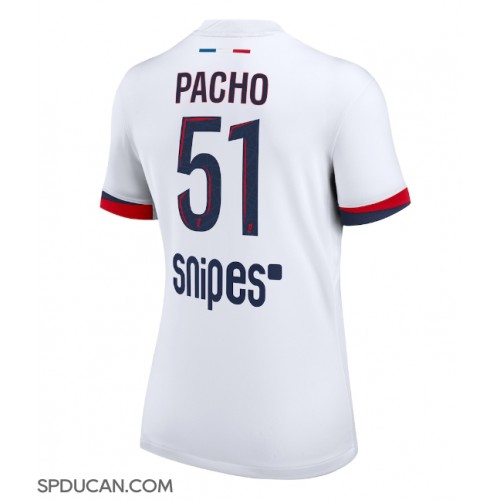 Zenski Nogometni Dres Paris Saint-Germain Willian Pacho #51 Gostujuci 2025-26 Kratak Rukav